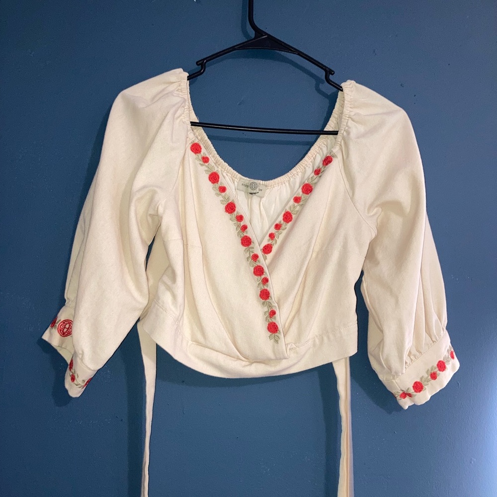 A long sleeve top